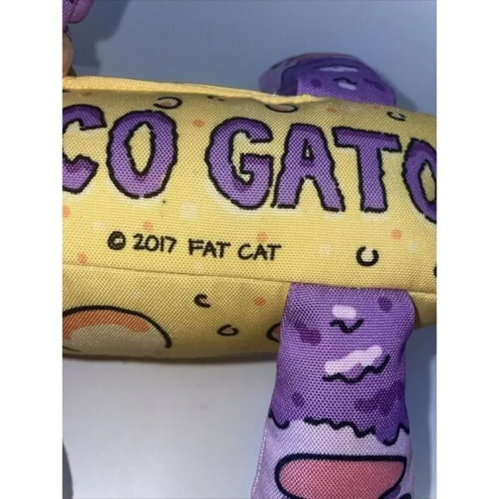 Fat Cat‎ Dawg Series Taco Cato Plush Squeaker Dog Toy